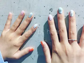 カラー ネイル マツエク・マツパ illum hicariのネイルデザイン