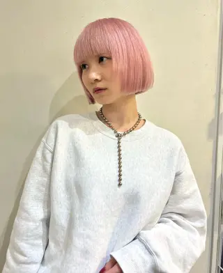ショート MINX aoyama所属・似合わせボブ/縮毛 矯正/りょうたのヘアスタイル