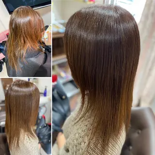 ロング カラー くせ改善師 髪質改善師ゴトウのヘアスタイル