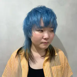 カラー デザインカラー/パー マ🦖外岡咲希🦖のヘアスタイル