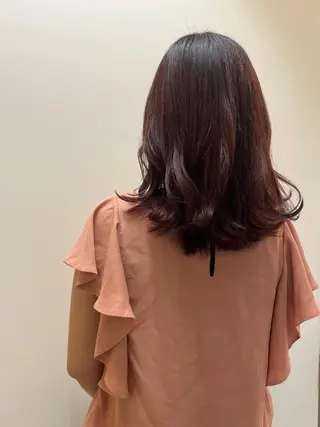 セミロング カラー TEMIL HAIR 《まお》のヘアスタイル