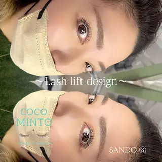 マツエク・マツパ CocoMinto Rie.Mのマツエク・マツパデザイン