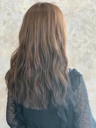 ロング カラー メンズスタイル バレイヤージュ　齋藤のヘアスタイル