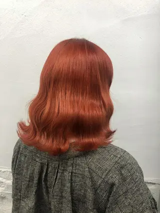 ミディアム カラー 🧡艶髪ちゅるん髪 🫧🧡YUKI❄️のヘアスタイル
