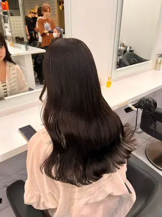 セミロング 💖札幌カラー 指名No.1💖玲奈のヘアスタイル