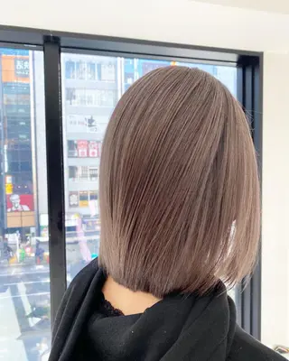 セミロング カラー パーマ ヘアアレンジ メンズ キッズ ネイル マツエク・マツパ レイヤー／顔周り 韓国ヘア森田和貴のヘアスタイル