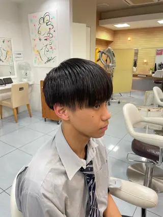 ミディアム ヘアアレンジ メンズ 🔮メンズ縮毛矯正 メンズパーマ💎竹永のヘアスタイル