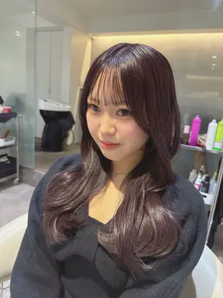 セミロング カラー 💎透明感カラー特化 💎TAISEIのヘアスタイル