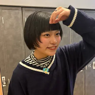 ショート 暖色/ボブ/吉岡美音 GIEN NU茶屋町のヘアスタイル