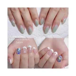 ミディアム ネイル 👑enen style👑のネイルデザイン