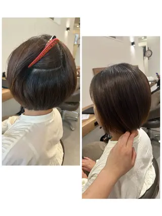 ミディアム パーマ no4ナチュラル戸祭所属・山越 美裕樹のヘアスタイル