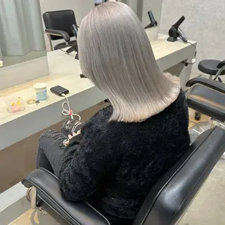 ミディアム カラー はちすか るかのヘアスタイル