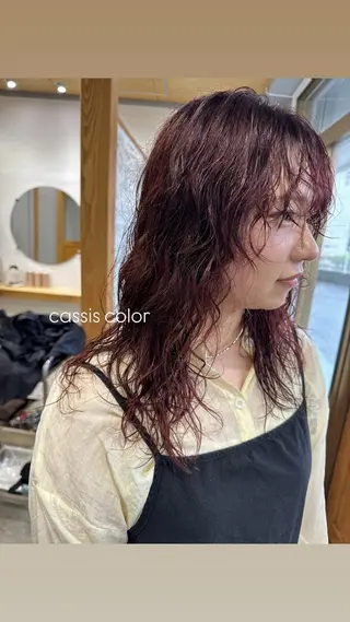 ミディアム miloc🫧 MOMOYOのヘアスタイル