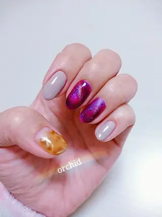 ネイル orchid ♡オーキッドのネイルデザイン