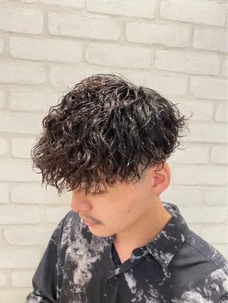 パーマ メンズ 谷口 莉々葵のヘアスタイル