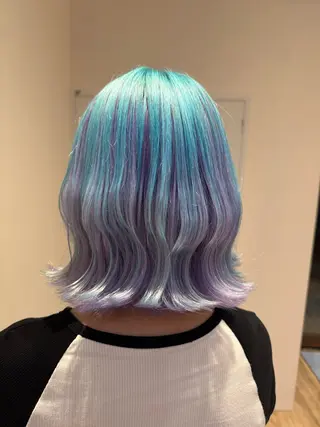 カラー 河添 麗菜のヘアスタイル