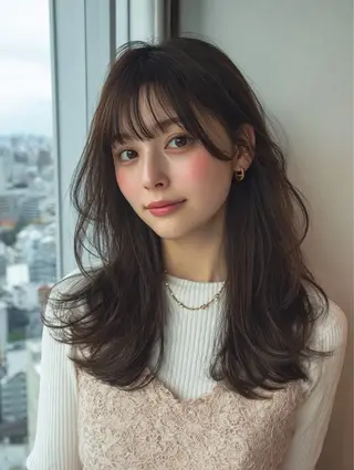 ロング カラー 似合わせ美髪ヘア✨ 天王寺．阿倍野🌈のヘアスタイル
