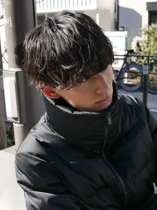 ショート パーマ メンズ SENTA✨メンズ パーマ✨fifth栄のヘアスタイル