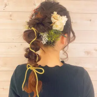 ヘアアレンジ ヘアメイク エンカレッジのヘアスタイル