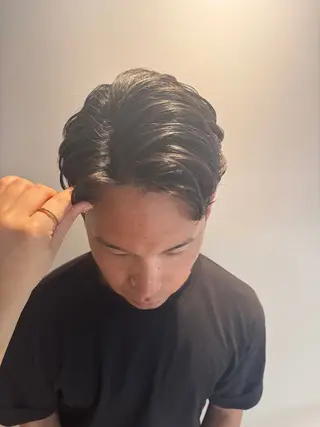 パーマ ハイトーン/パーマ 大名 sakiのヘアスタイル