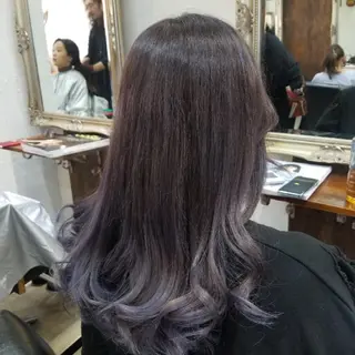 セミロング カラー bathair  所属・bathair 持田侑祐のヘアスタイル