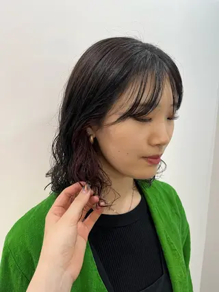 ミディアム riko .のヘアスタイル