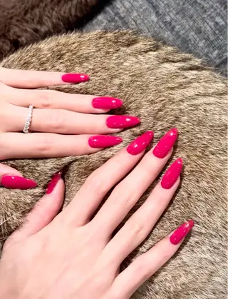 セミロング La nail pandaのネイルデザイン
