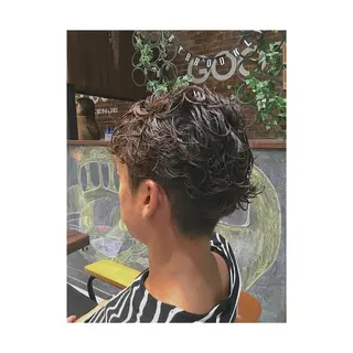 パーマ メンズ なかの たくみのヘアスタイル