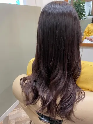 ロング カラー 寺本 早希のヘアスタイル