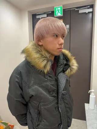 メンズ ボブ/ハイトーン/ foto miyu☆のヘアスタイル