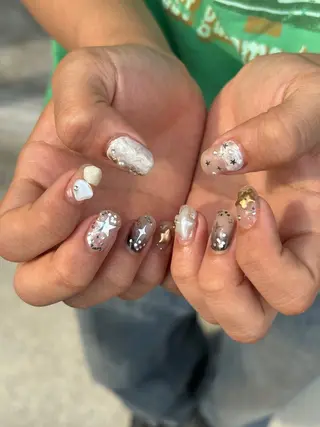 ネイル hinako /個性派ニュアンスのネイルデザイン