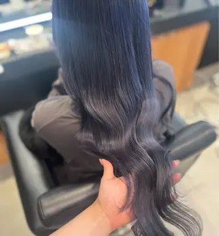 ロング カラー 髪質改善・水素カラー ARIA（ému）のヘアスタイル