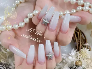 ロング Nail Salon To Be珈月のネイルデザイン