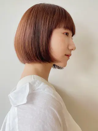 カラー ボブ/ミディアム 親しみやすさ/さくらのヘアスタイル