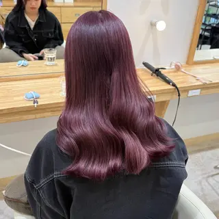 セミロング カラー 柔らかいcolor ￤韓国￤🩰マユ🩰のヘアスタイル