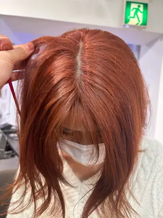 ミディアム カラー cashel /ブリーチのヘアスタイル