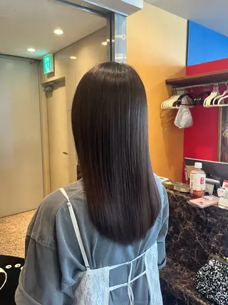 ミディアム sayaka 透明感カラーのヘアスタイル