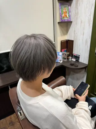 ショート カラー 【縮毛矯正/カラー】 今野寛己のヘアスタイル