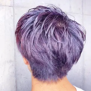 カラー メンズブリーチカラー /パーマ ごーた立川のヘアスタイル