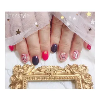 ショート ネイル 👑enen style👑のネイルデザイン
