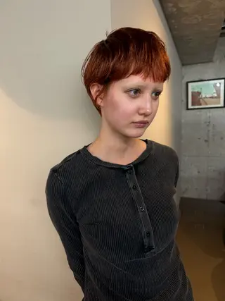 ショート 鶴舞ショートカット モデルnanamiのヘアスタイル