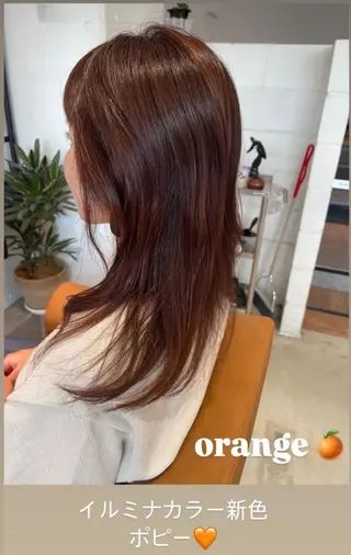 カラー 三浦 仁美のヘアスタイル