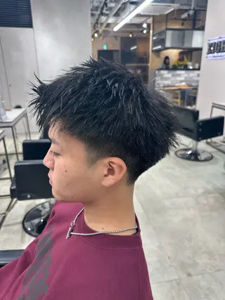 ショート メンズ 渋谷うる艶カラー 🦊あらし🦊のヘアスタイル