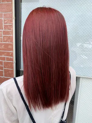 ロング カラー 宮下 恵のヘアスタイル