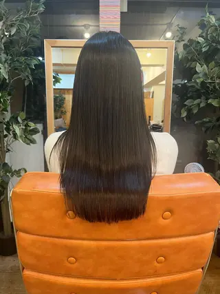 ロング ⚪️髪質改善 縮毛 店長 コウ⚪️のヘアスタイル