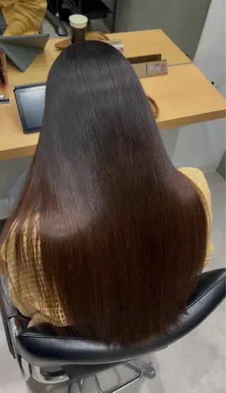 セミロング 髪質改善ヘアケア 艶髪特化/上田のヘアスタイル