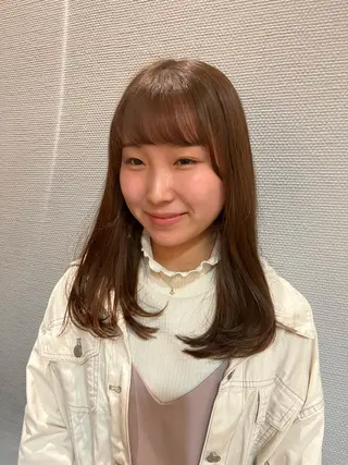 ロング かわい りほのヘアスタイル