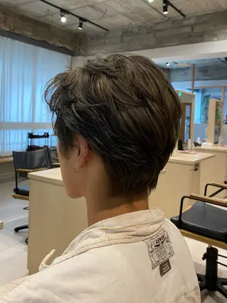 ショート カラー メンズ ai ㅤのヘアスタイル