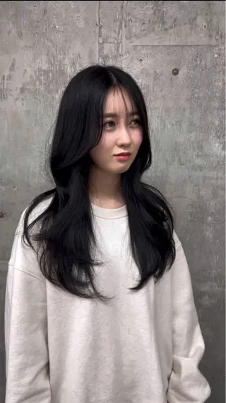 セミロング カラー 髪質改善カラー🦋 レイヤー/ナカネのヘアスタイル