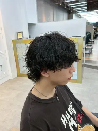 ショート パーマ メンズ 名古屋メンズパーマ /松井生のヘアスタイル